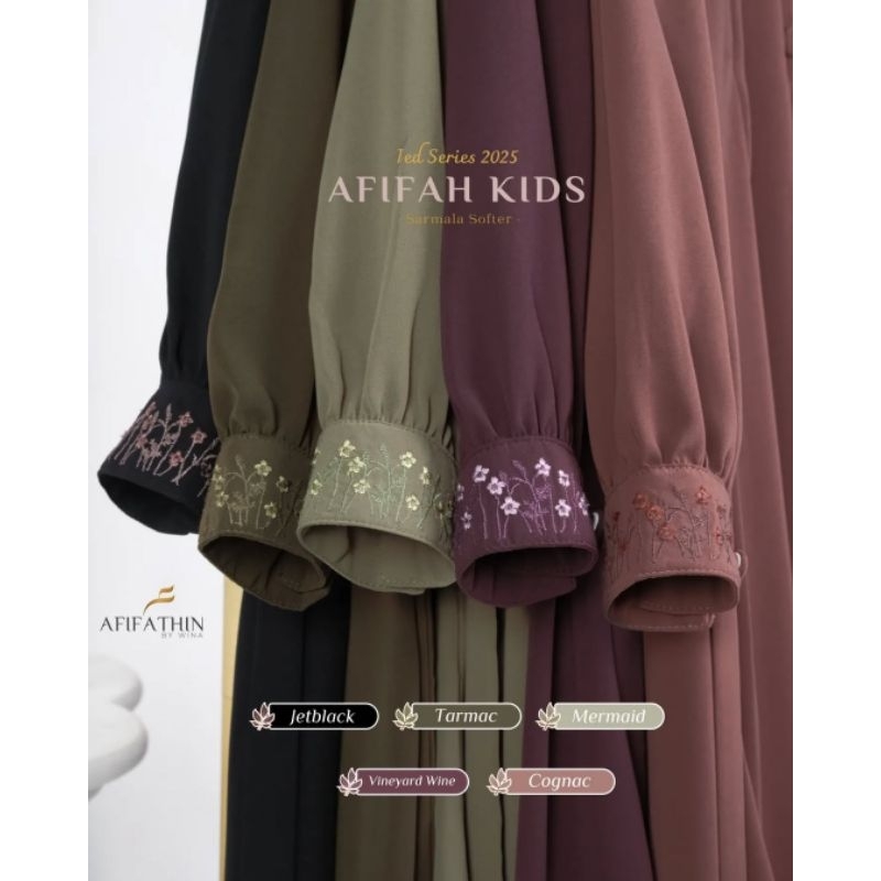 Abaya Afifah by Afifathin Kids (Gamis Only)