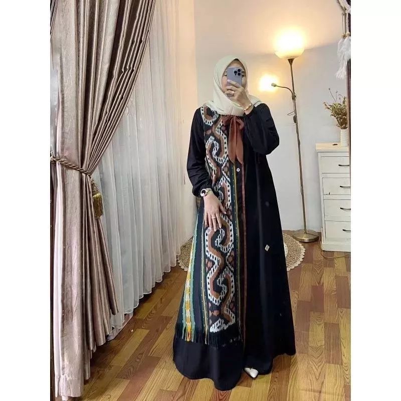 TERBEST SELLER DRESS SOPHIA ALMAAS | GAMIS UNIQLO TWILL | DRESS ORI BY SHOPIA ALMAAS