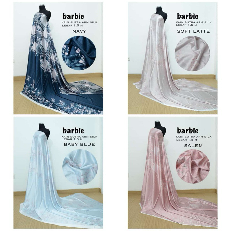 PROMO kain ARMNY gradasi motif cantik bunga kecil // kain ombre warna warni // kain silk gradasi war