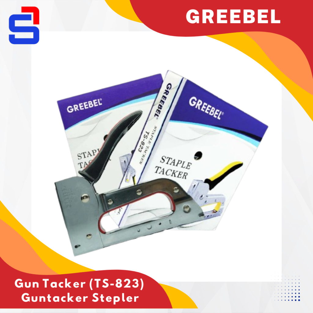 

GREEBEL Stapler Tembak / Gun Tacker (TS-823) Guntacker Stepler