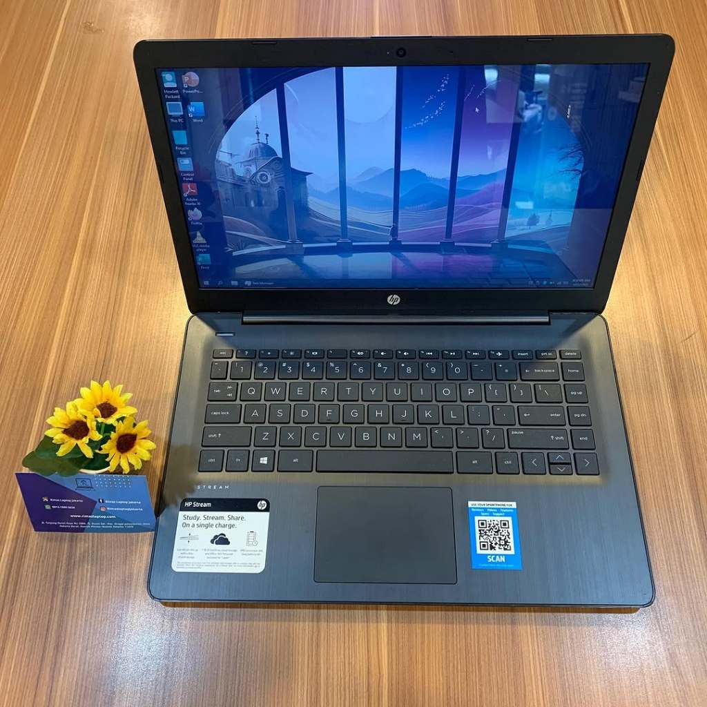HP STREAM 14 AMD A4 RADEON R3 4/32GB SECOND/BEKAS