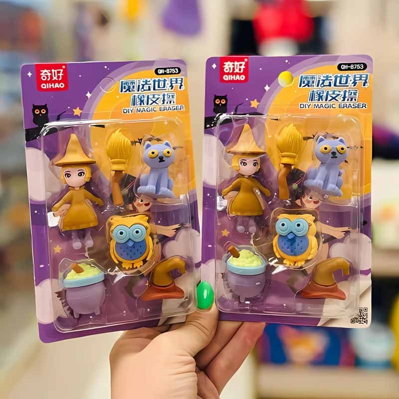 

QIHAO ERASER / PENGHAPUS LUCU / PENGHAPUS FANCY QH 8753 WITCH