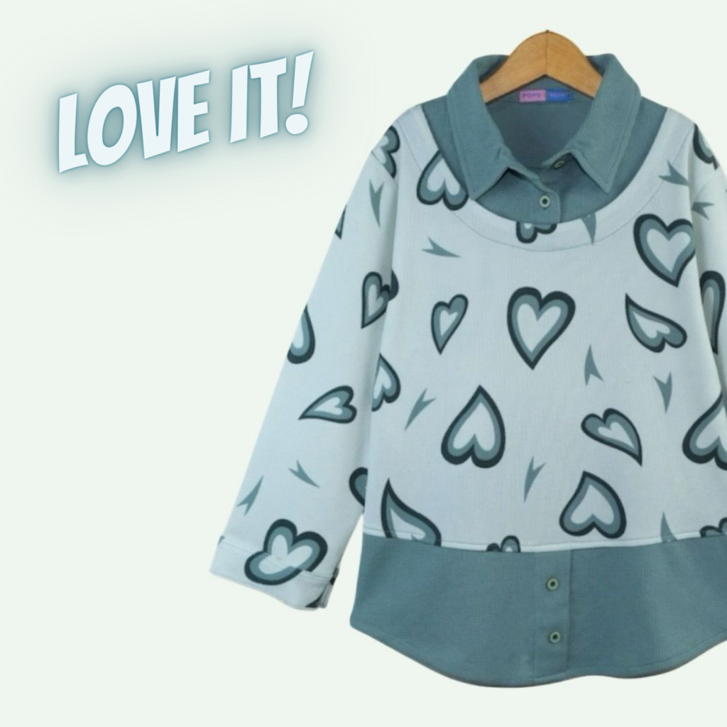 RB Baju Atasan Anak Perempuan Blus Anak Cewek Kemeja Anak Perempuan 6 tahun 7 tahun 8 tahun 9 tahun