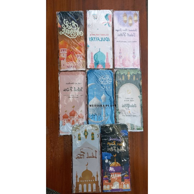 

Amplop lebaran panjang isi 10
