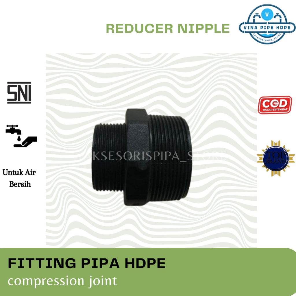 REDUCER NIPPLE 2"' x 1 1/2 INCH
