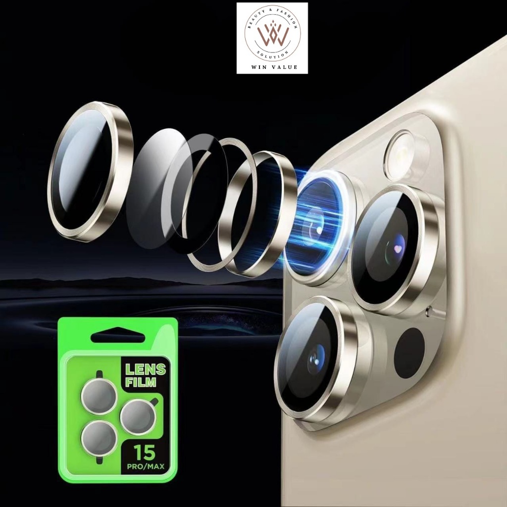 Tempered Glass Camera / Antigores Pelindung Kamera Metal Ring for Iphone 13 Iphone 13 Mini Iphone 13