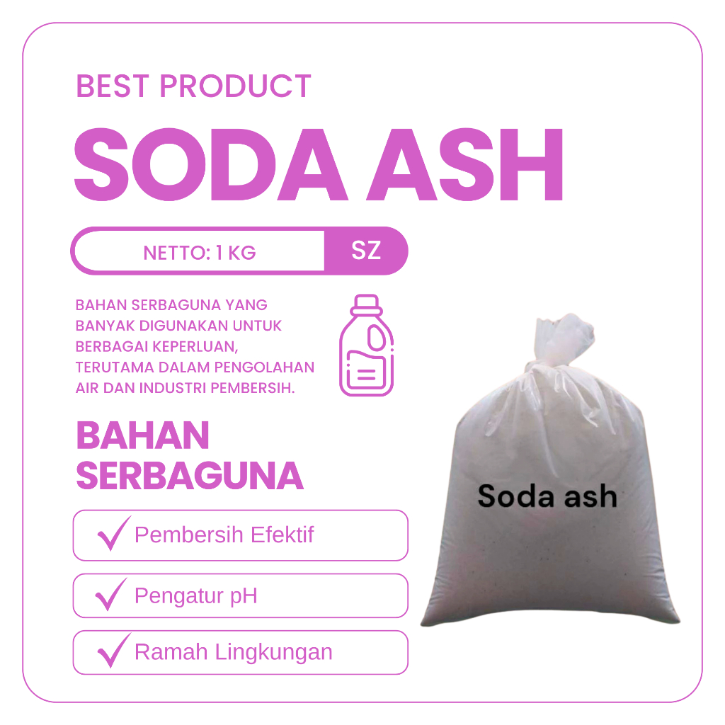 Soda Ash Dense/Soda Abu 1kg