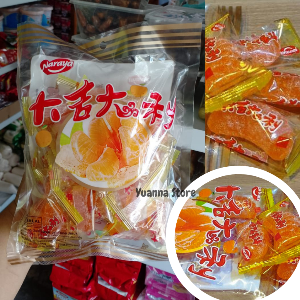 

Naraya Jelly Jeruk Mandarin Orange 500gram HALAL