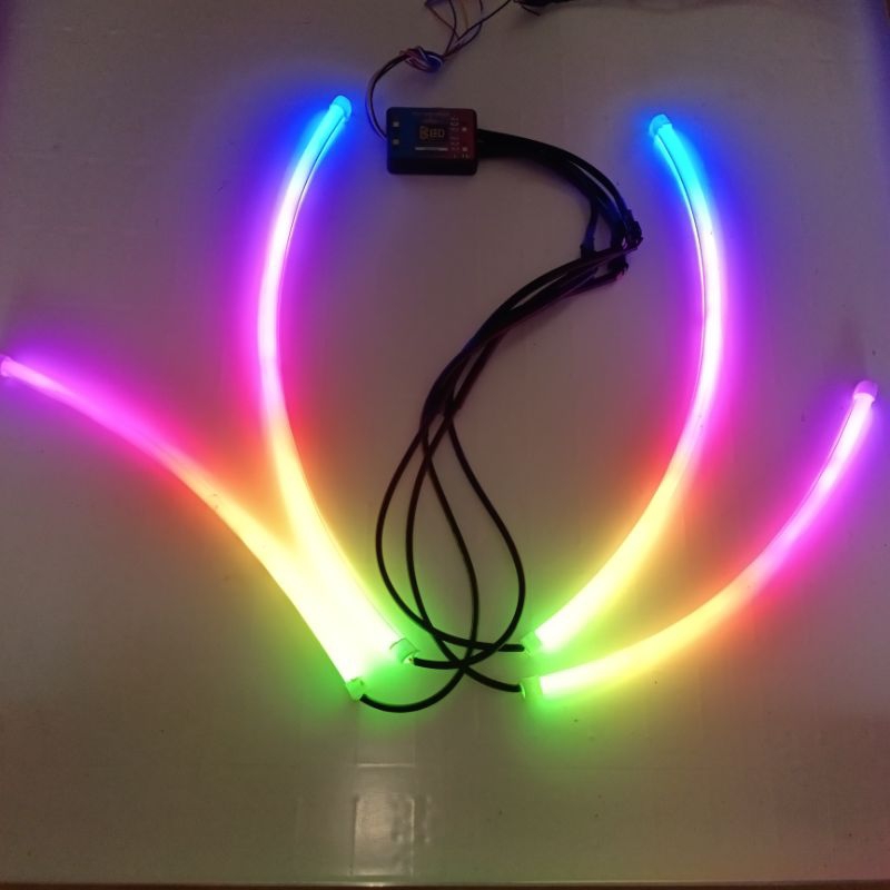 Bledauto Paketan Lampu Alis PCX Modul RGB DMX Belang Strobo