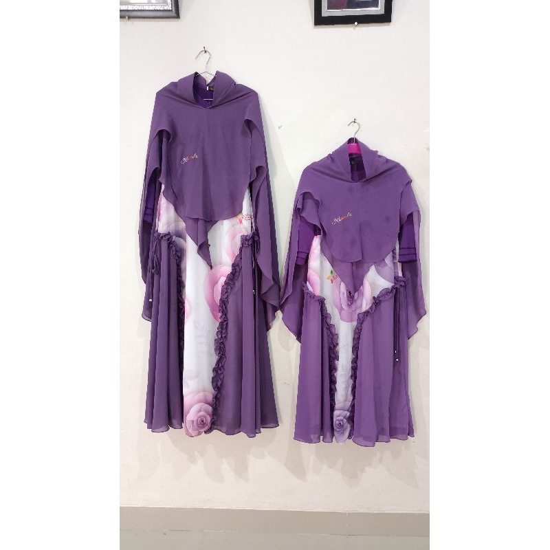 Preloved dress couple mom n kid by kameela hijabku