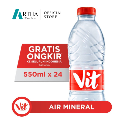 

VIT BOTOL 550ML - ISI 24 - AIR MINERAL