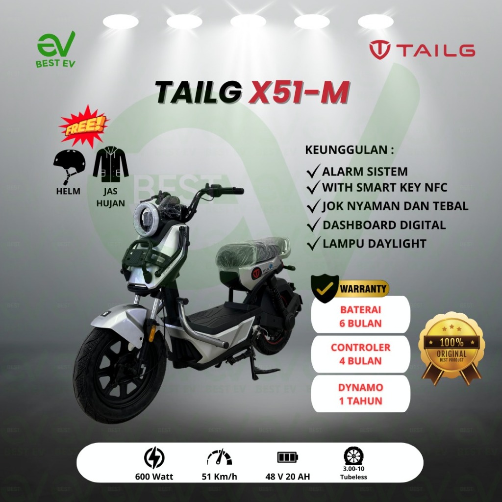 SEPEDA LISTRIK TAILG TYPE X51-M