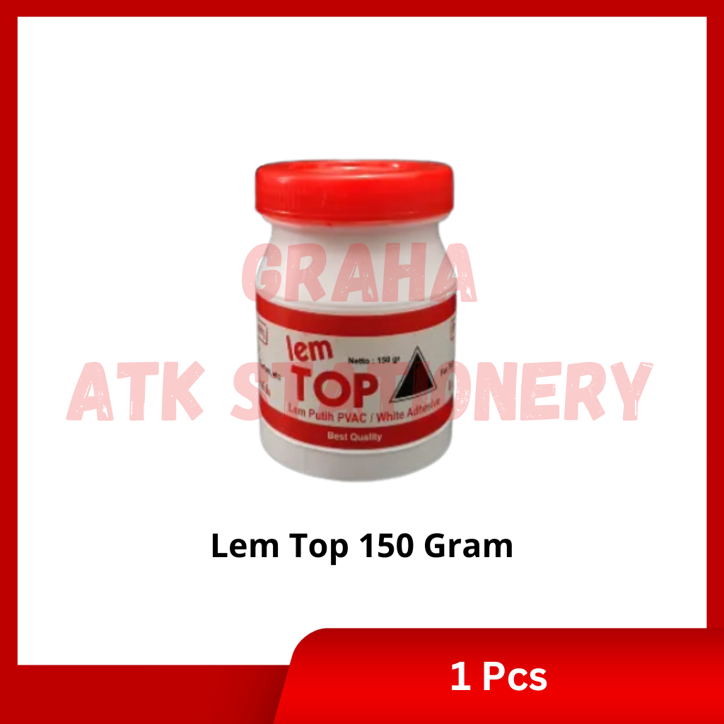 

[1 Pcs] Lem Top Putih 150 Gram / Lem Top Kayu Serbaguna PVAC Botol 150 Gram