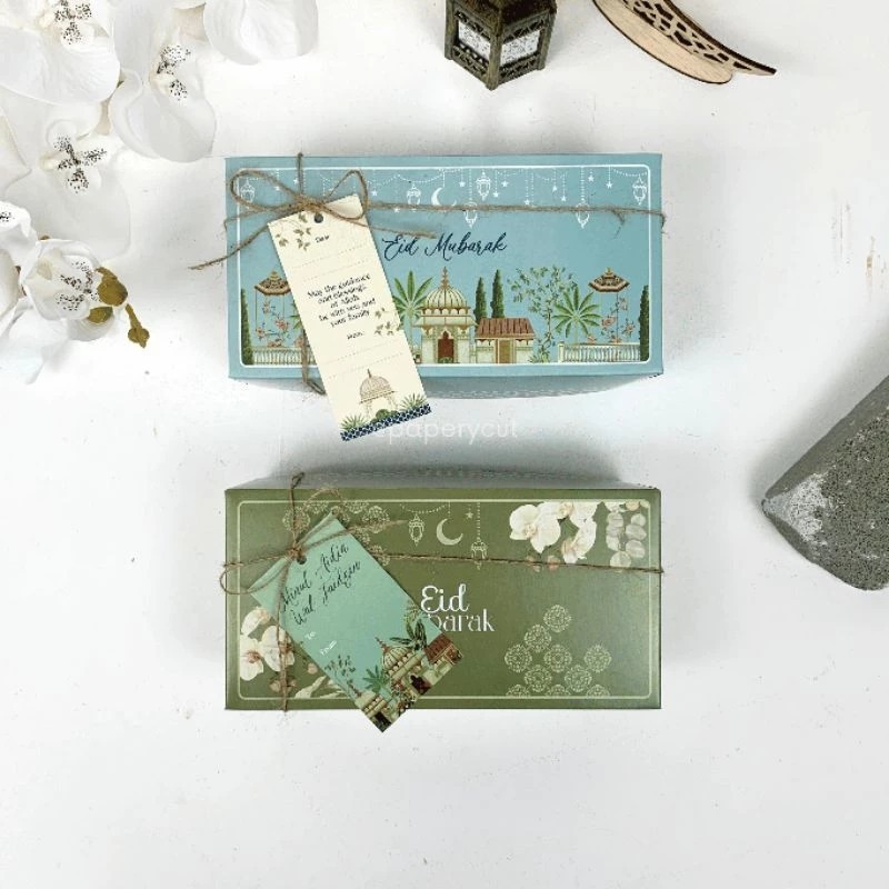 

Box Dus kotak Packaging Kue Lebaran / Idul Fitri 20 x 10 x 7 cm - ECO isi 10pcs