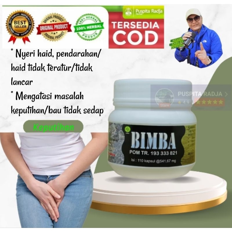 Obat herbal jerawat, melancarkan haid, flek hitam, Bimba, Puspita radja herbal