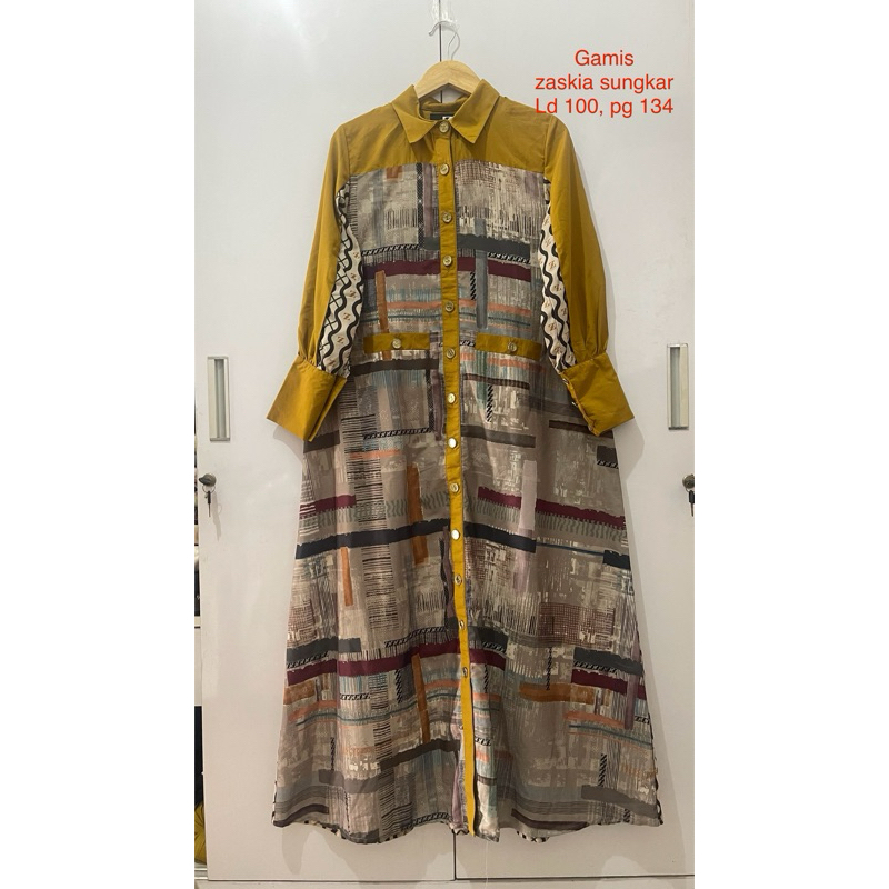 preloved gamis ZASKIA SUNGKAR, preloved gamis dan tunik elzatta, preloved gamis