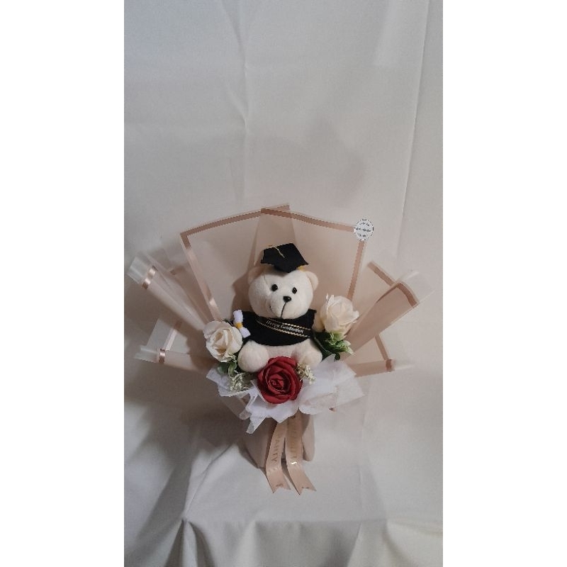 BUKET BONEKA WISUDA / BUKET WISUDA / BUKET BUNGA PALSU