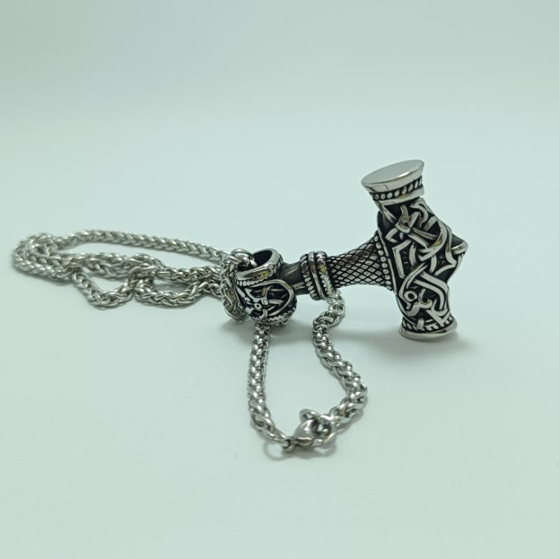 kalung jangkar pria stainless steel