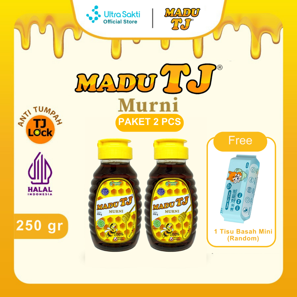 

Paket 2 Madu TJ Murni 250 gr [FREE GIFT]