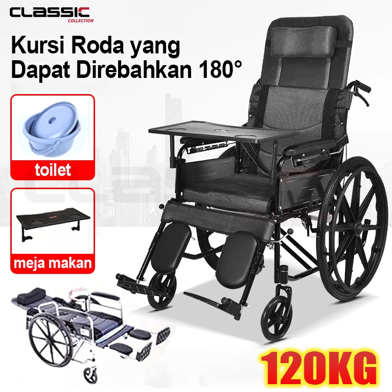 Kursi Roda Traveling Bisa Dilipat Traveling Bisa Masuk Pesawat / Alat Bantu Jalan Gerak Travelling T