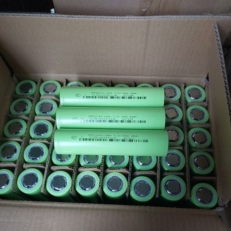 batre lifepo4 15ah/ 3,2v 15ah NEW Hijau