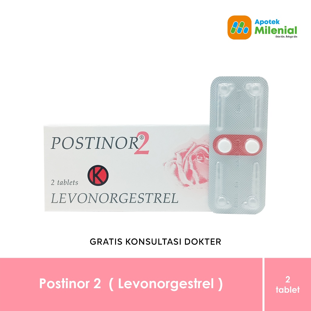 Postinor - 2 0.75 Mg Box 2 Tablet / Postpil