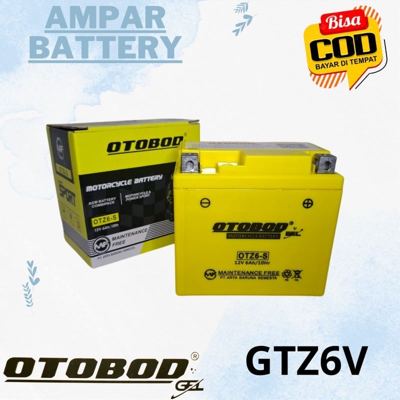 Aki Kering Yamaha NMAX NEW, GTR, ACCU KERING GTZ6V MF