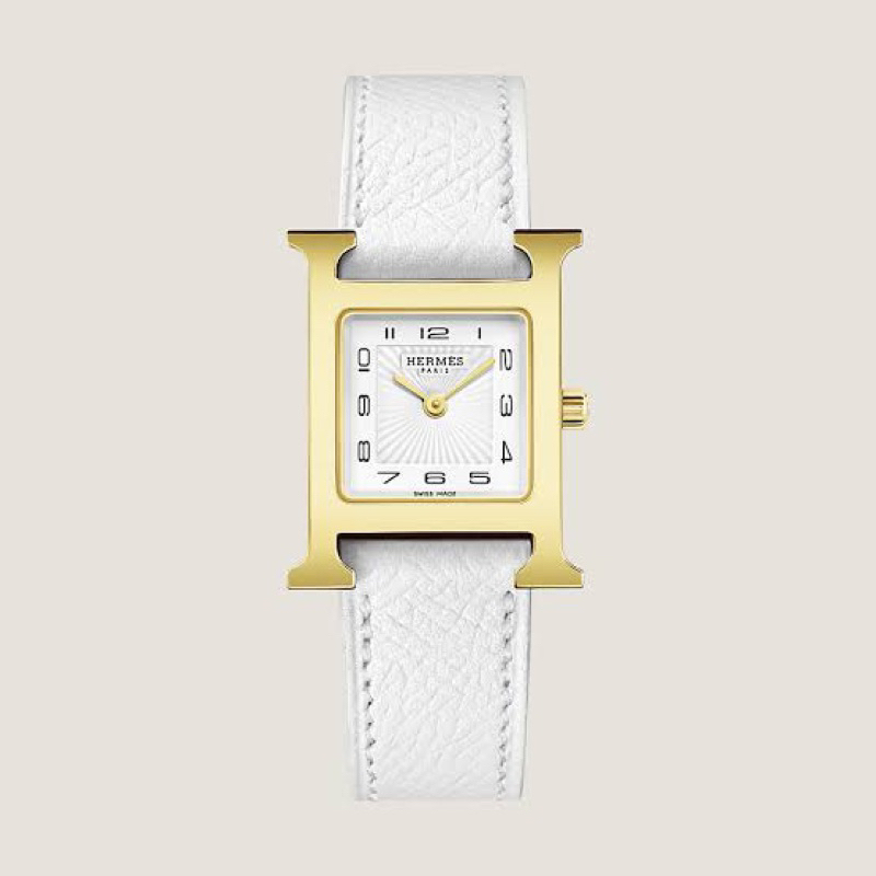 Heure H Watch 25mm White Gold Hardware