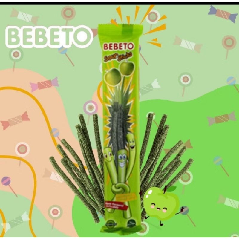 

BEBETO SOUR STICK GREEN APPLE PERMEN STIK