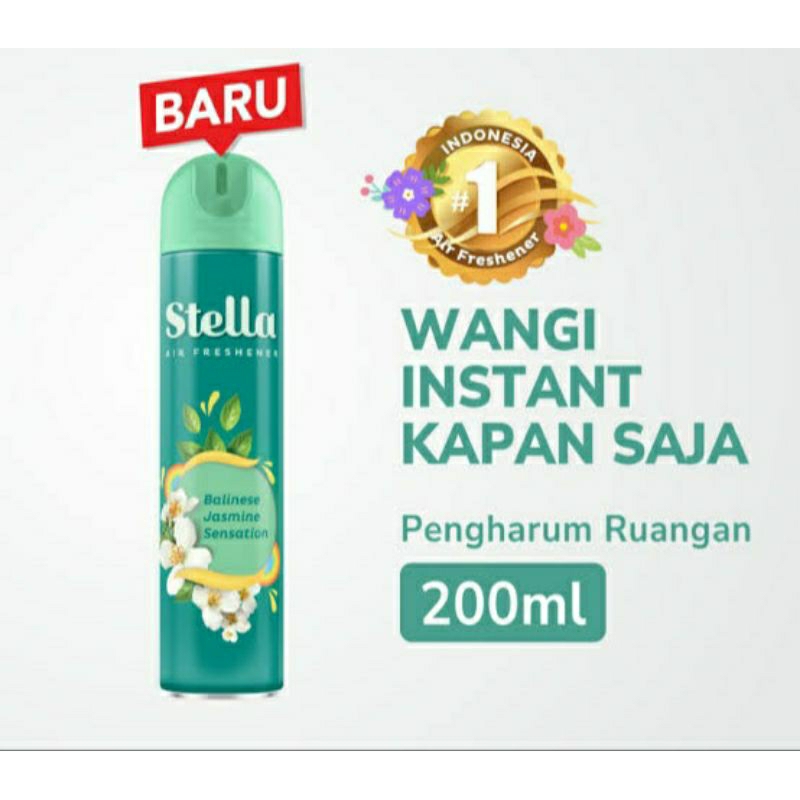 Stella Aerosol Balinese Jasmine Sensation 200ml -  pengharum ruangan