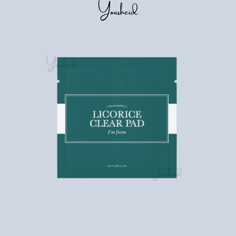 I'M FROM Licorice Clear Pad Sachet