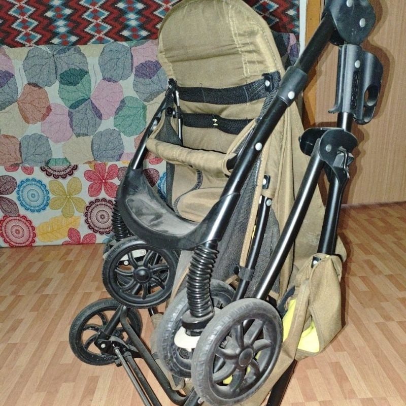 PRELOVED - Stroller Graco warns Hijau Free Cantolan