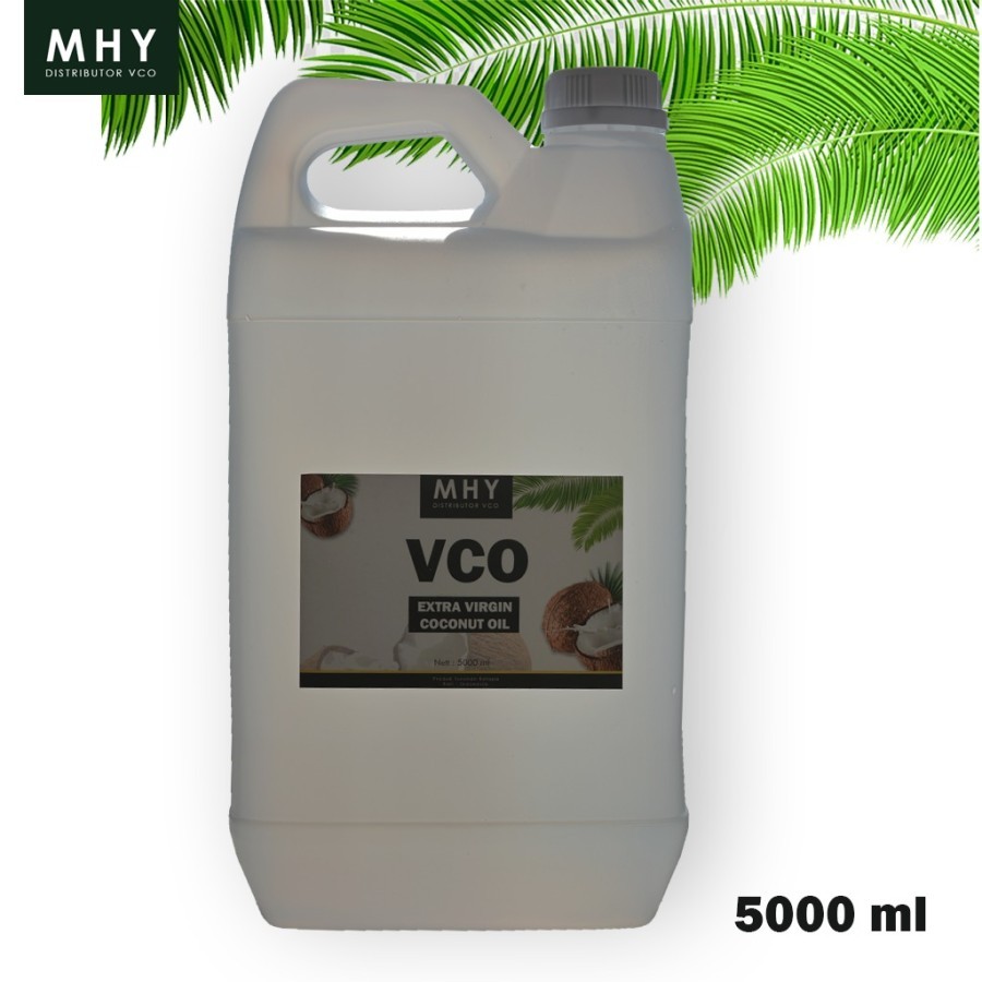 

VCO MINYAK KELAPA MURNI GRADE A CENTRIFUGAL PROSES 5000 ML