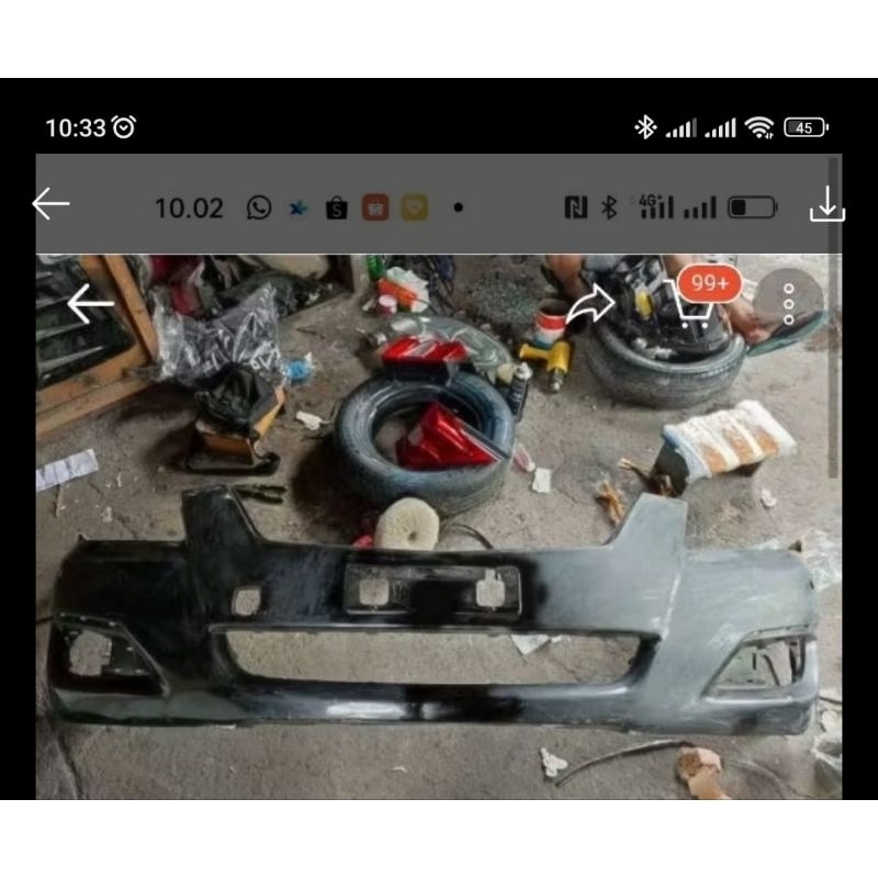 bumper depan camry 2006 2007 2008