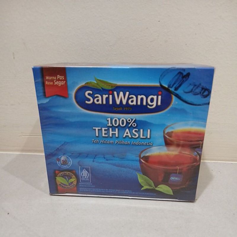 

SARIWANGI 100% TEH ASLI ISI 50 S