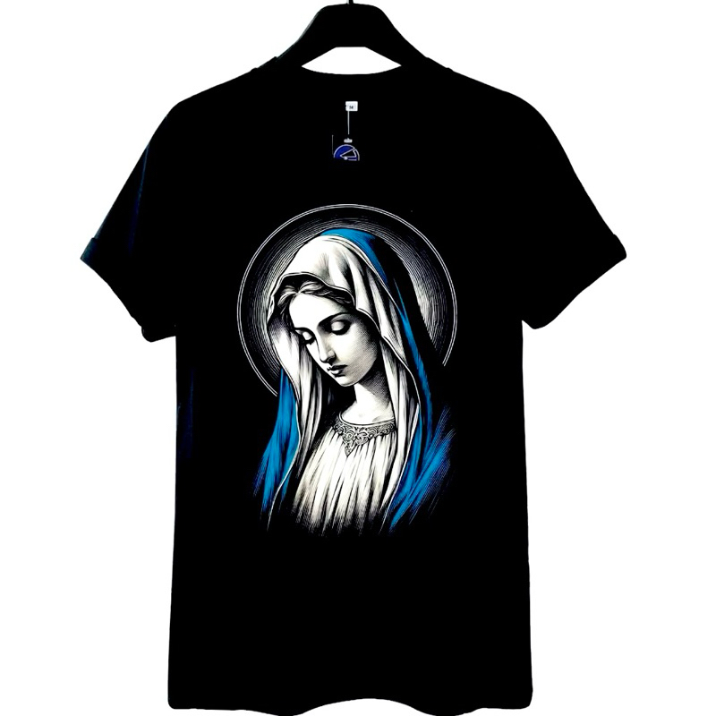 Kaos Rohani Bunda Maria Size Dewasa S-XXXXL Big Size Jumbo Size Oversize Fashion Casual Blouse Oblon