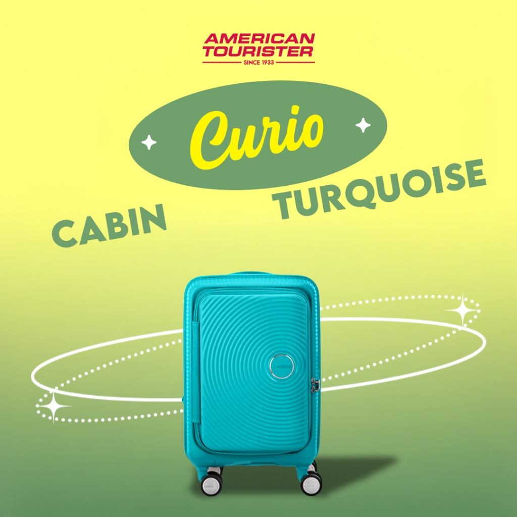 American Tourister Curio Koper Cabin 20 inch – Turquoise