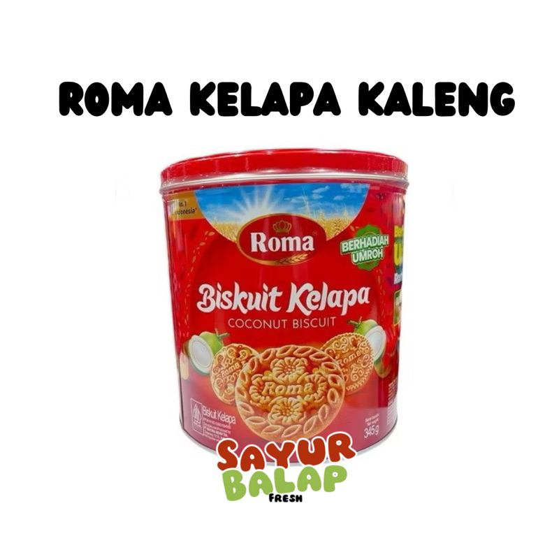 

Biskuit Roma Kelapa Kaleng Lux Tin 345gr Roma Biscuit Kelapa Kaleng