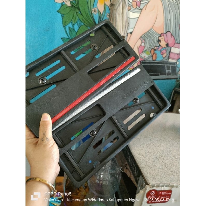 dudukan plat nomor ori honda