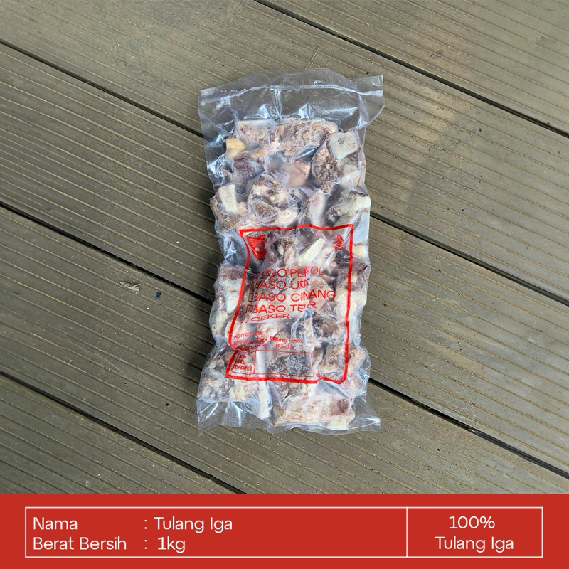 tulang iga sapi rebus frozen 1000gr