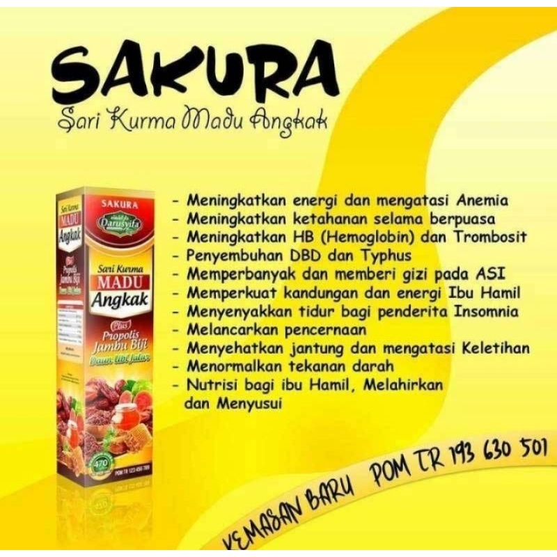 

SARIKURMA/MADU/ANGKAK/ASLI/TROMBOSIT