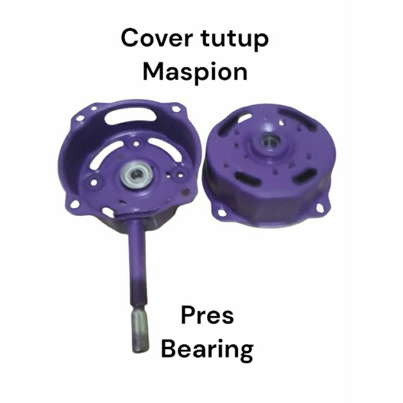 (plus bearing)cover tutup batok dinamo  kipas angin maspion ory 16 inc /14 inc pres bearing