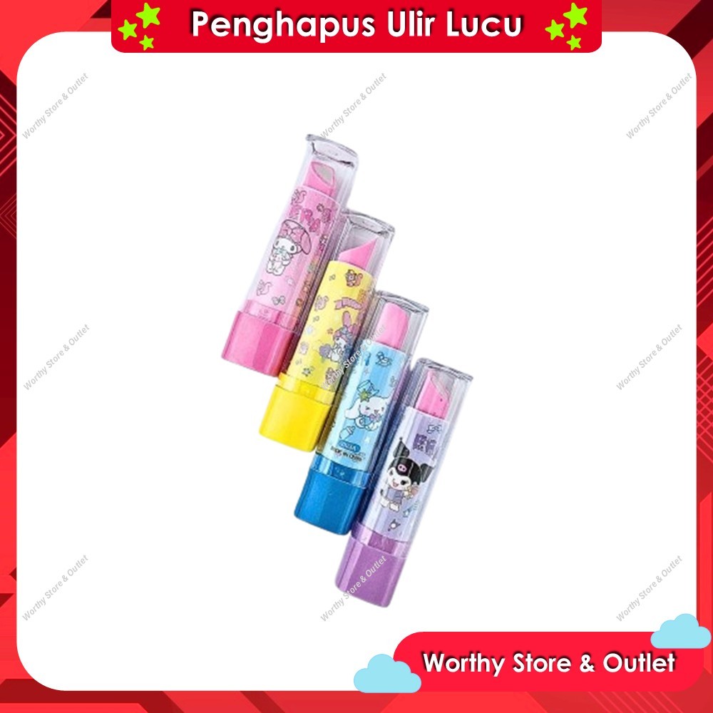 

Penghapus Ulir Karakter / Penghapus Model Lipstik / Penghapus Ulir Lucu