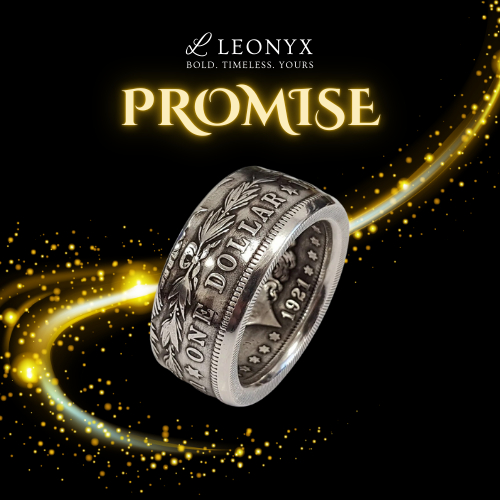 Cincin Pria Keren Ring Silver Morgan Dollar Amerika