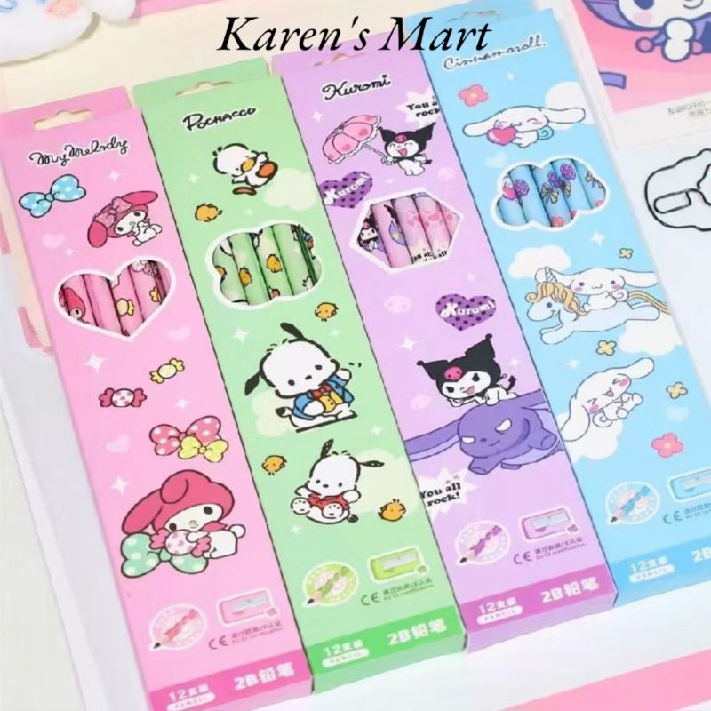 

PENSIL SANRI0 / L4BUBU 1 PACK || PENSIL KARAKTER