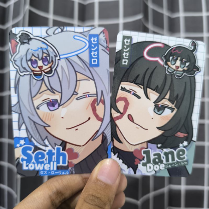 [ZZZ] Zenless Zone Zero Jane Doe & Seth Lowell B-Grade Photocard | Janeseth/Sethjane