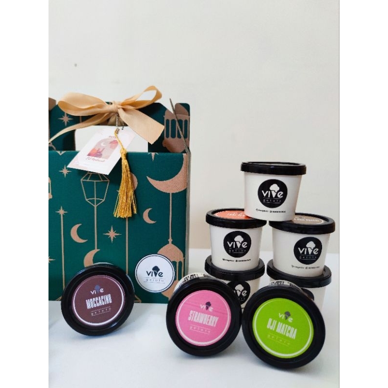 

Hamper eid lebaran gelato 8 cup