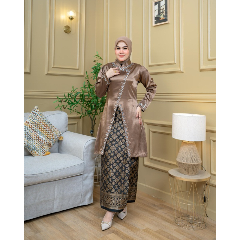 SET KEBAYA ROSALIN//SET KEBAYA MELAYU//SET KEBAYA SONGKET PREMIUM