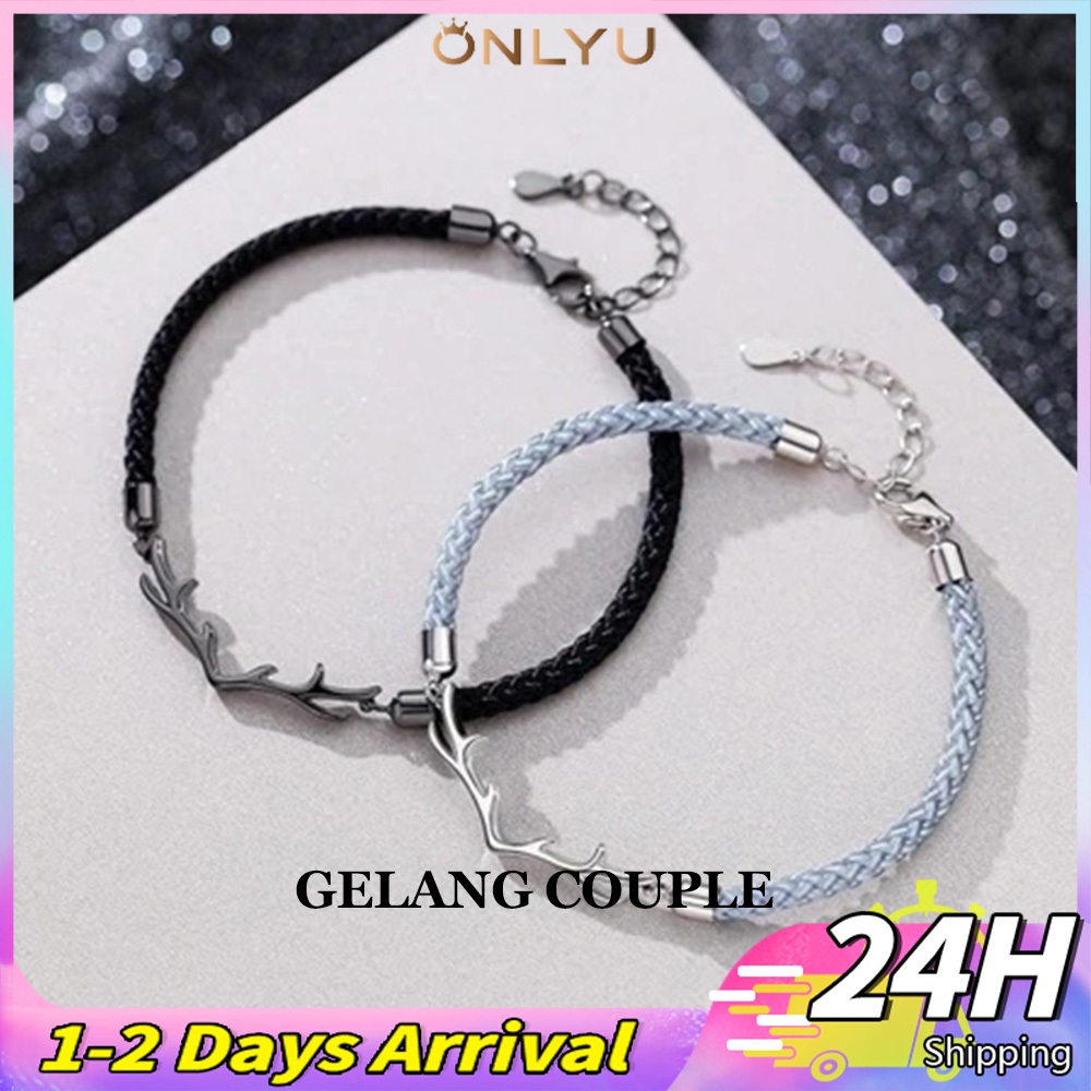 Gelang couple terbaru-deer gelang couple pasangan aesthetic