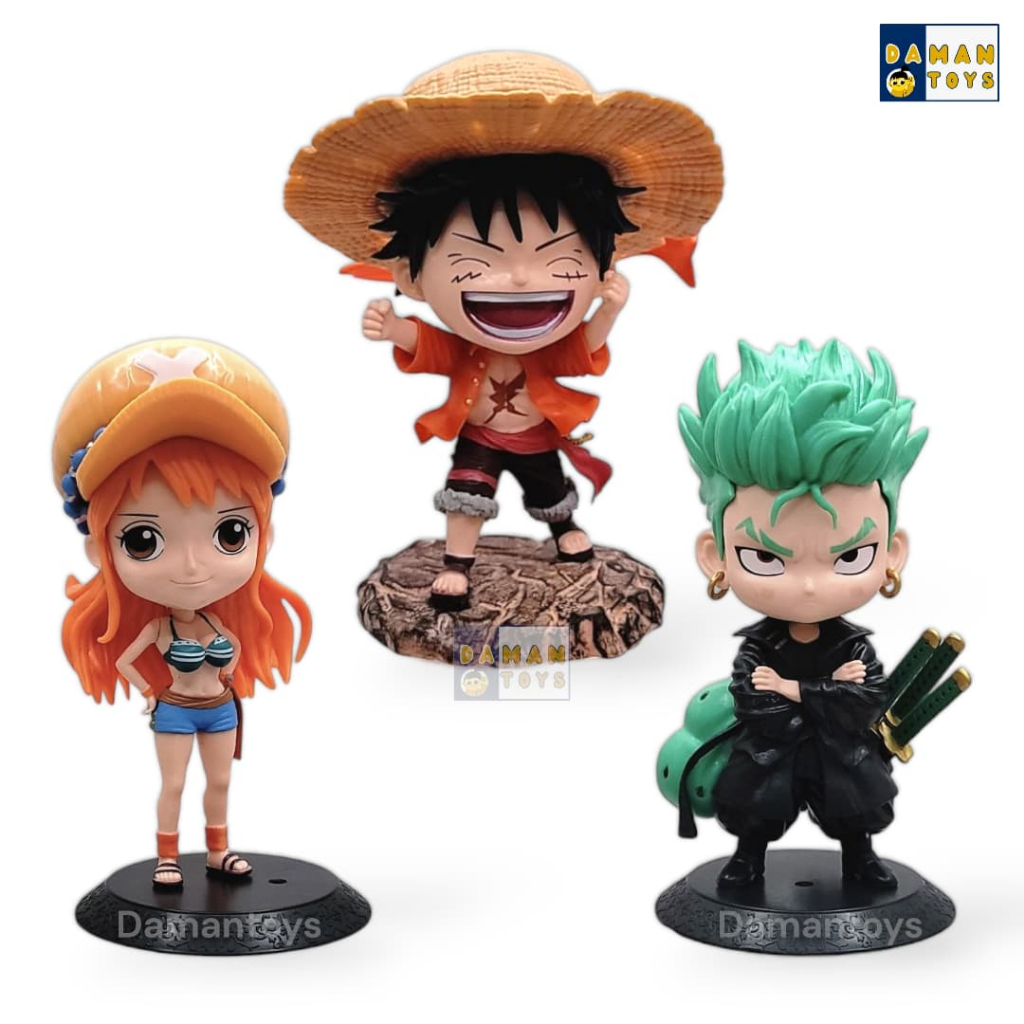 One Piece Action Figure Luffy Nami Zoro Roronoa 15cm